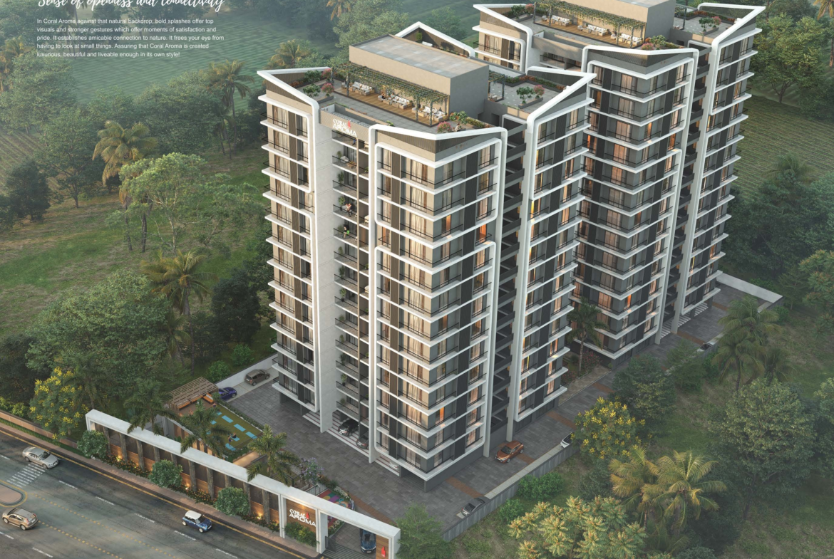 Coral Aroma Vesu Surat luxury apartments