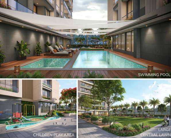 Milestone Swarna apartments Vesu Surat