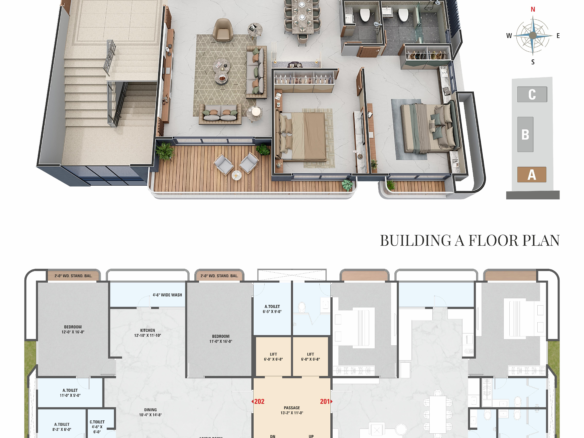 DMD Signus Surat modern residential project map