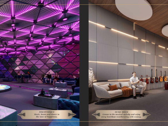 Rajhans Zorista Vesu luxury amenities and clubhouses