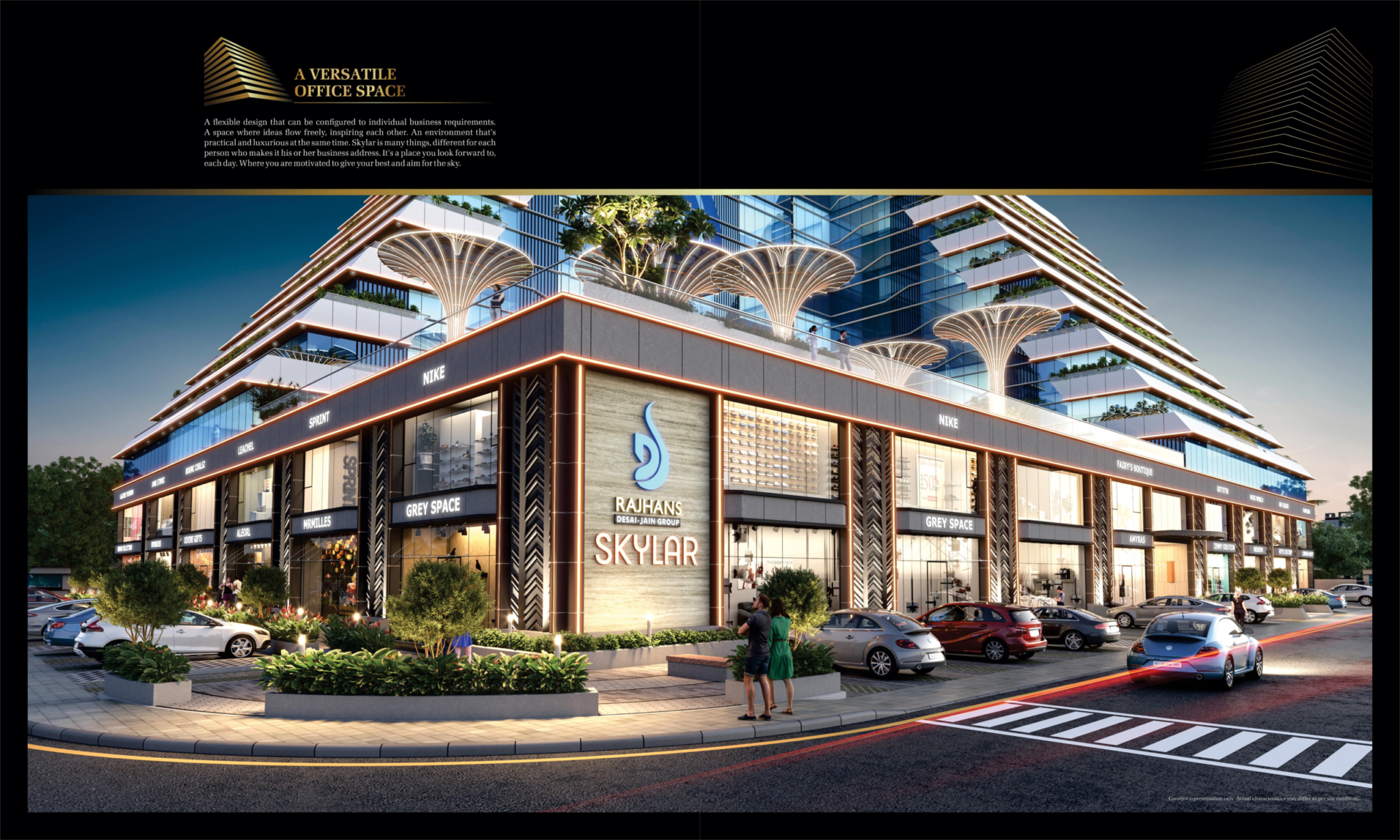 Rajhans Skylar Office Spaces Surat