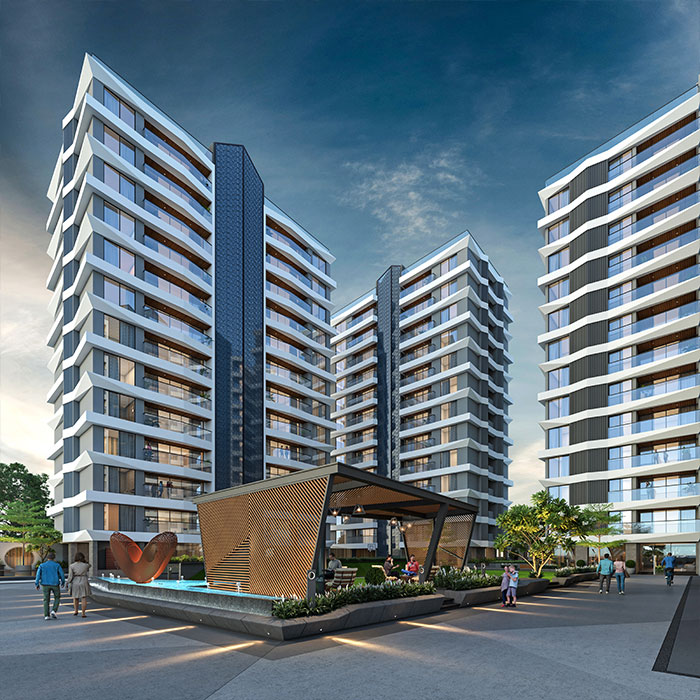 Rajhans Corazo Vesu Surat premium residential tower