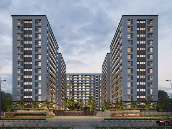 Grand Calistaa Vesu Surat luxury apartment project exterior