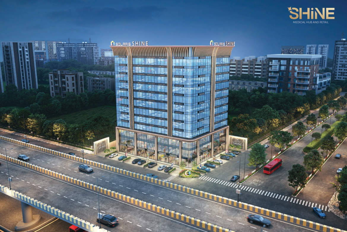 Solaris Shine Althan Surat commercial project
