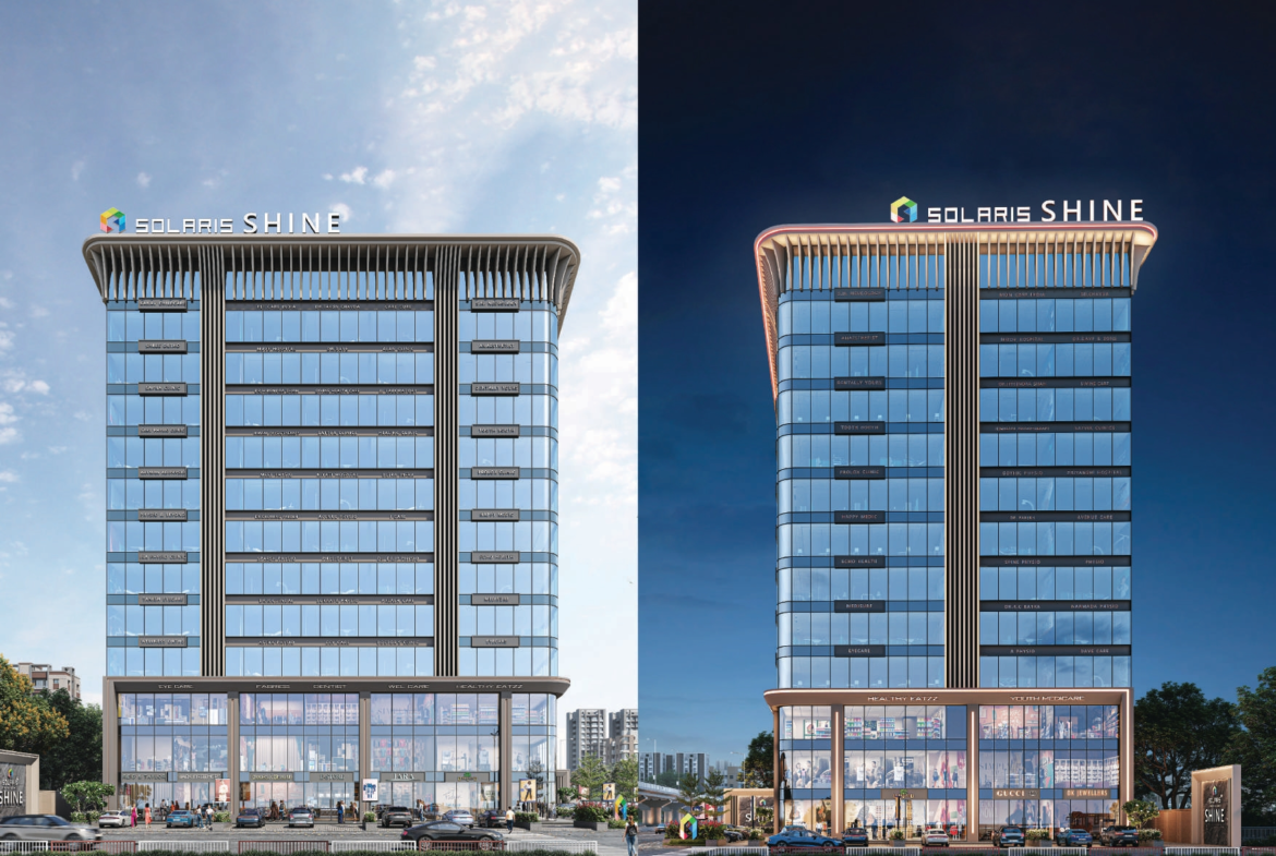 Solaris Shine Althan Surat commercial project