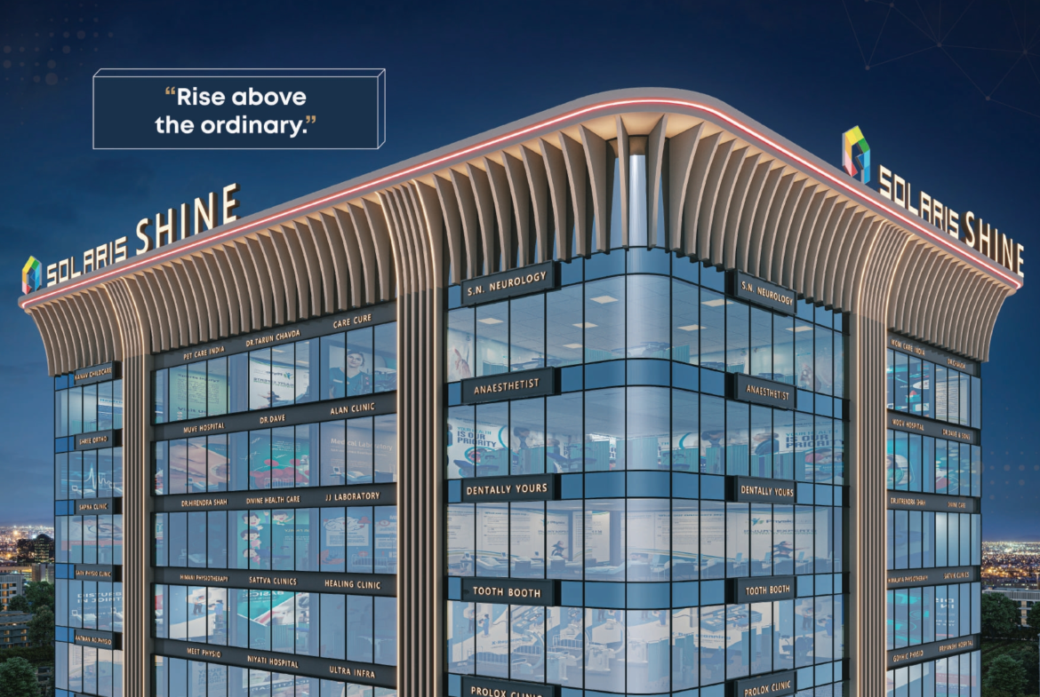 Solaris Shine Althan Surat office building