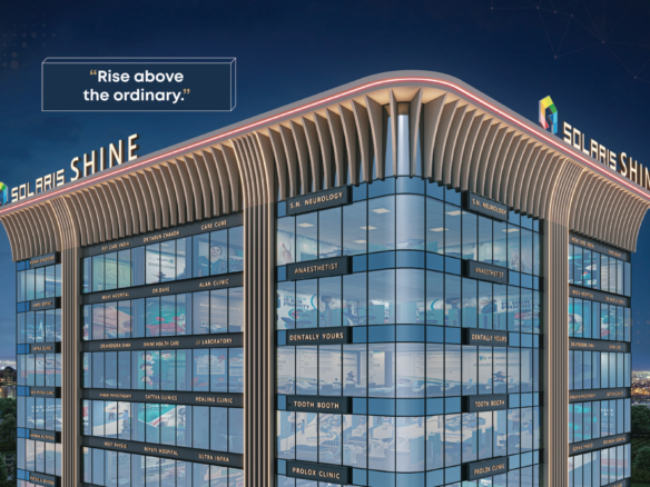Solaris Shine Althan Surat office building