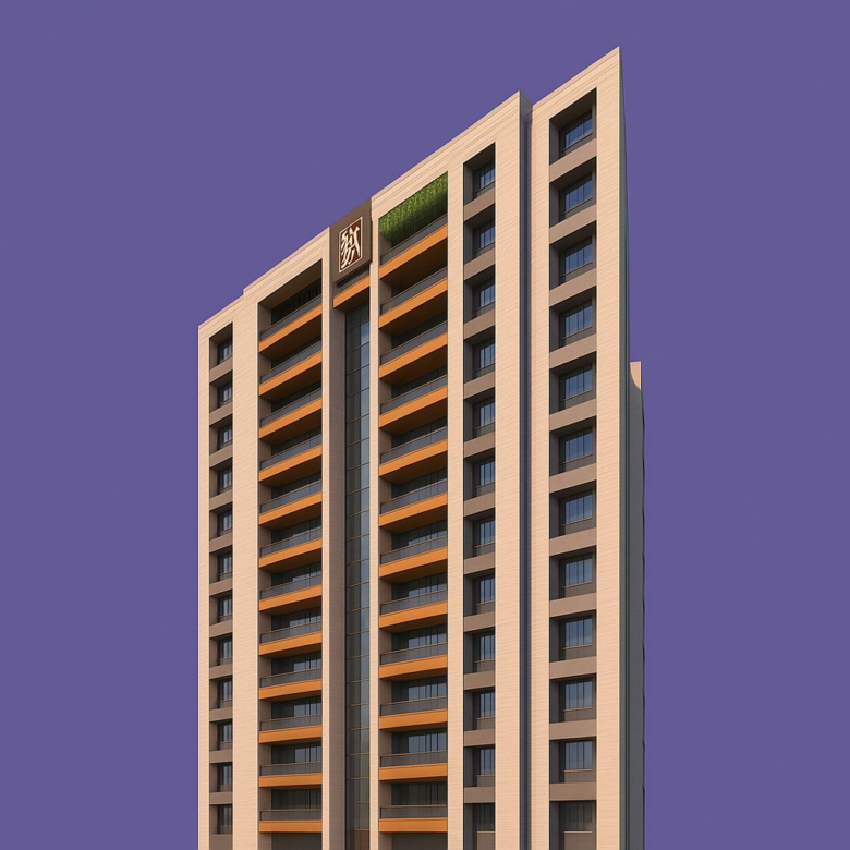 3 BHK flat Astha Apartment Vesu Surat