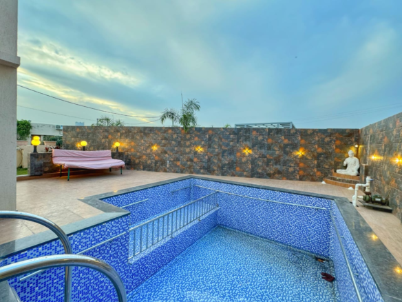 Saundarya Villa Olpad Surat swimming pool villa