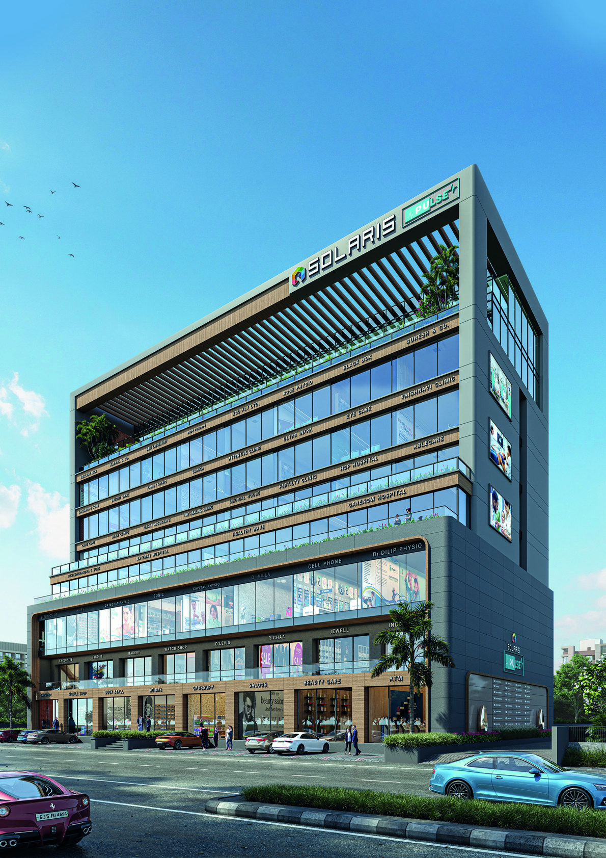 Solaris Pulse Vesu Surat medical commercial project