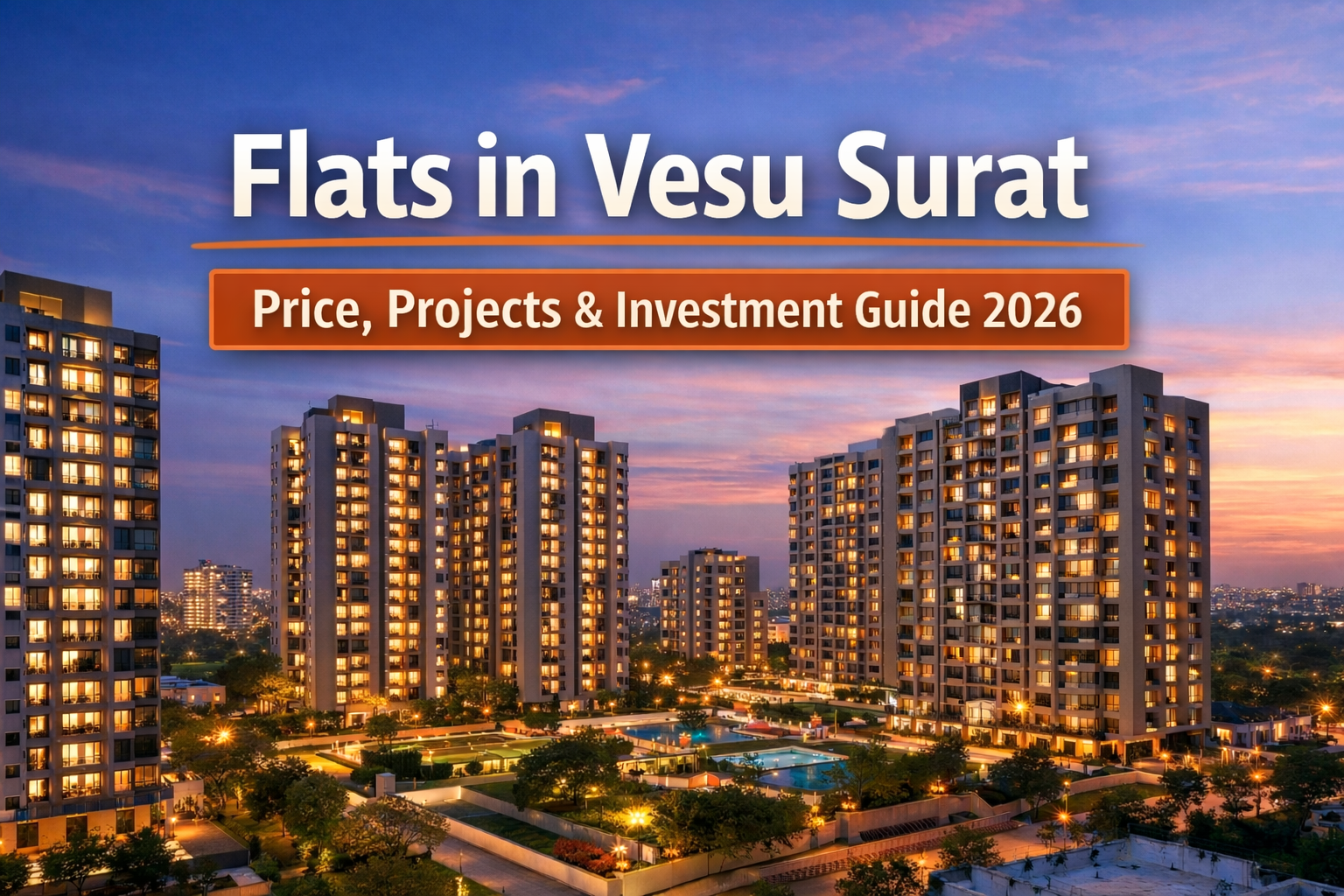 Flats in Vesu Surat Price Guide & Top Projects 2026