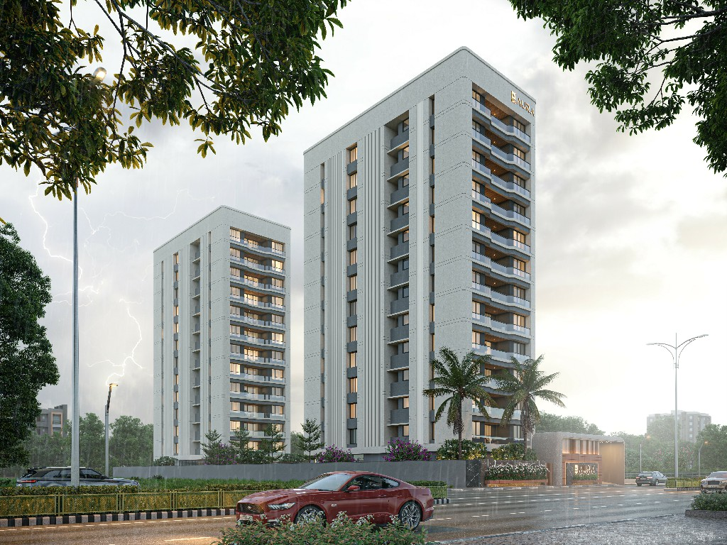 DMD Aura 3 BHK apartments near VNSGU