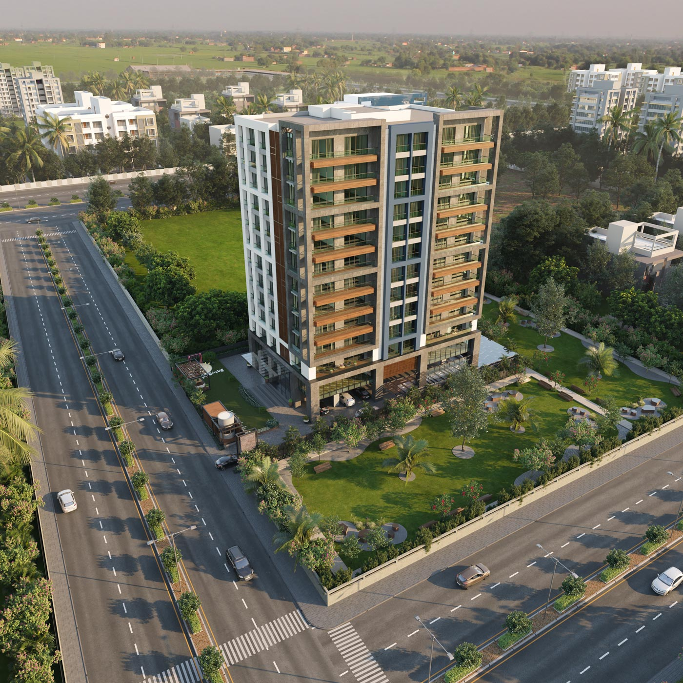 The Monolith Vesu Surat luxury apartments The Monolith 5 BHK apartments VIP Road