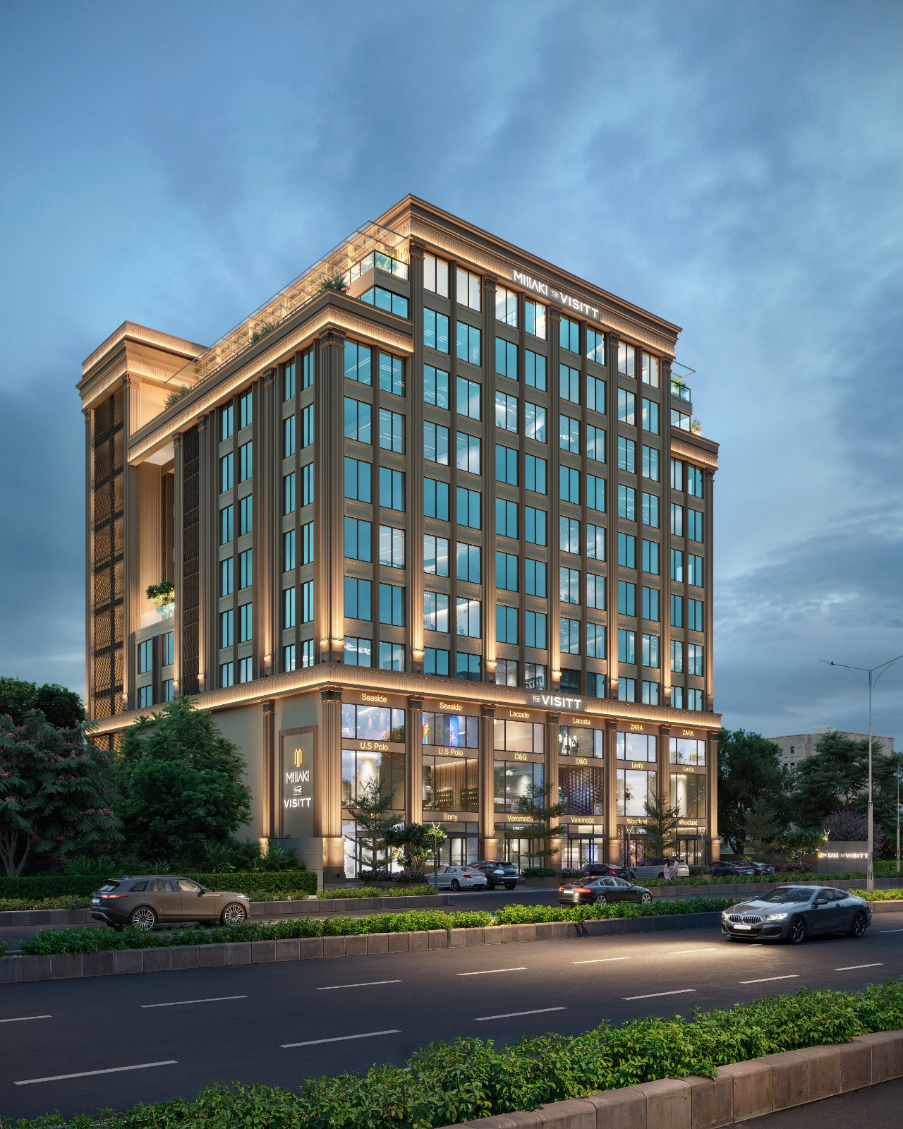 Missaki Soraa Vesu Surat commercial offices and showrooms