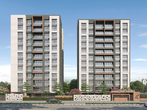 Sangini Nirvana 3 BHK flats Surat