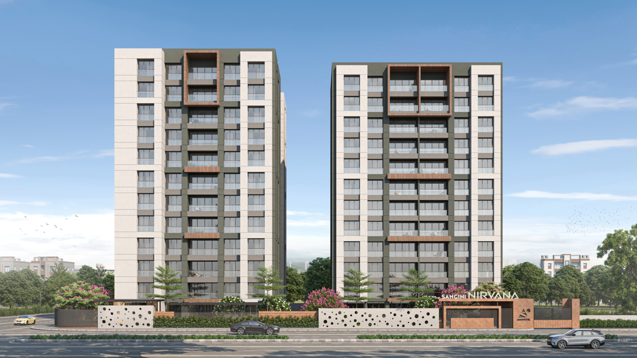 Sangini Nirvana 3 BHK flats Surat