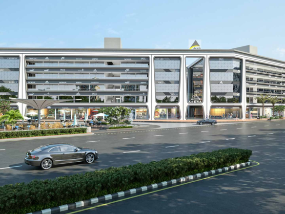 Avadh Arena commercial elevation Avadh Arena retail shops Surat