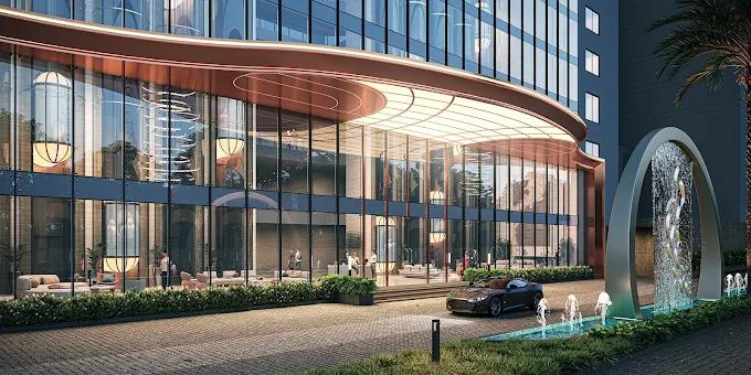 Avadh Prestina showroom space Surat retail frontage