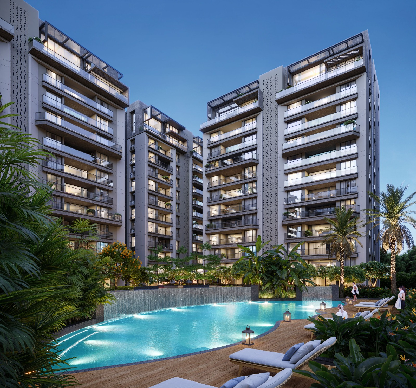 Avadh Elrica luxury apartments Vesu Surat