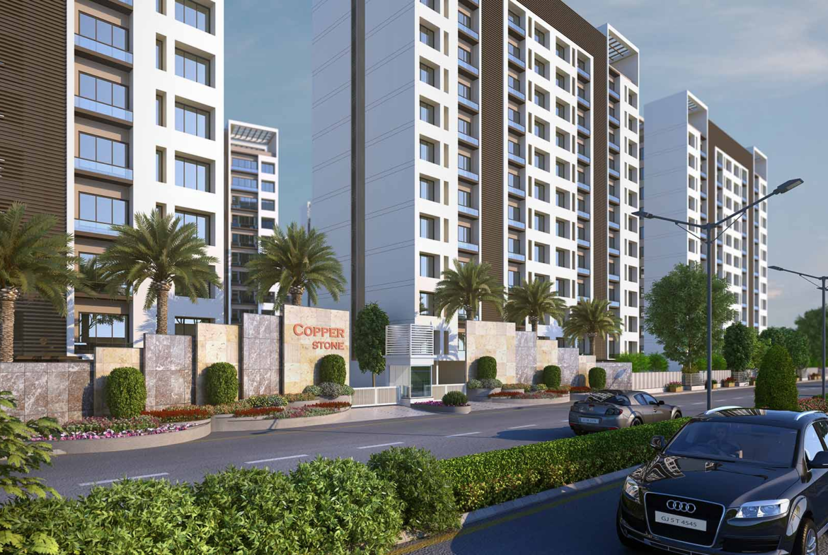 Avadh Copper Stone 3 BHK flats Surat