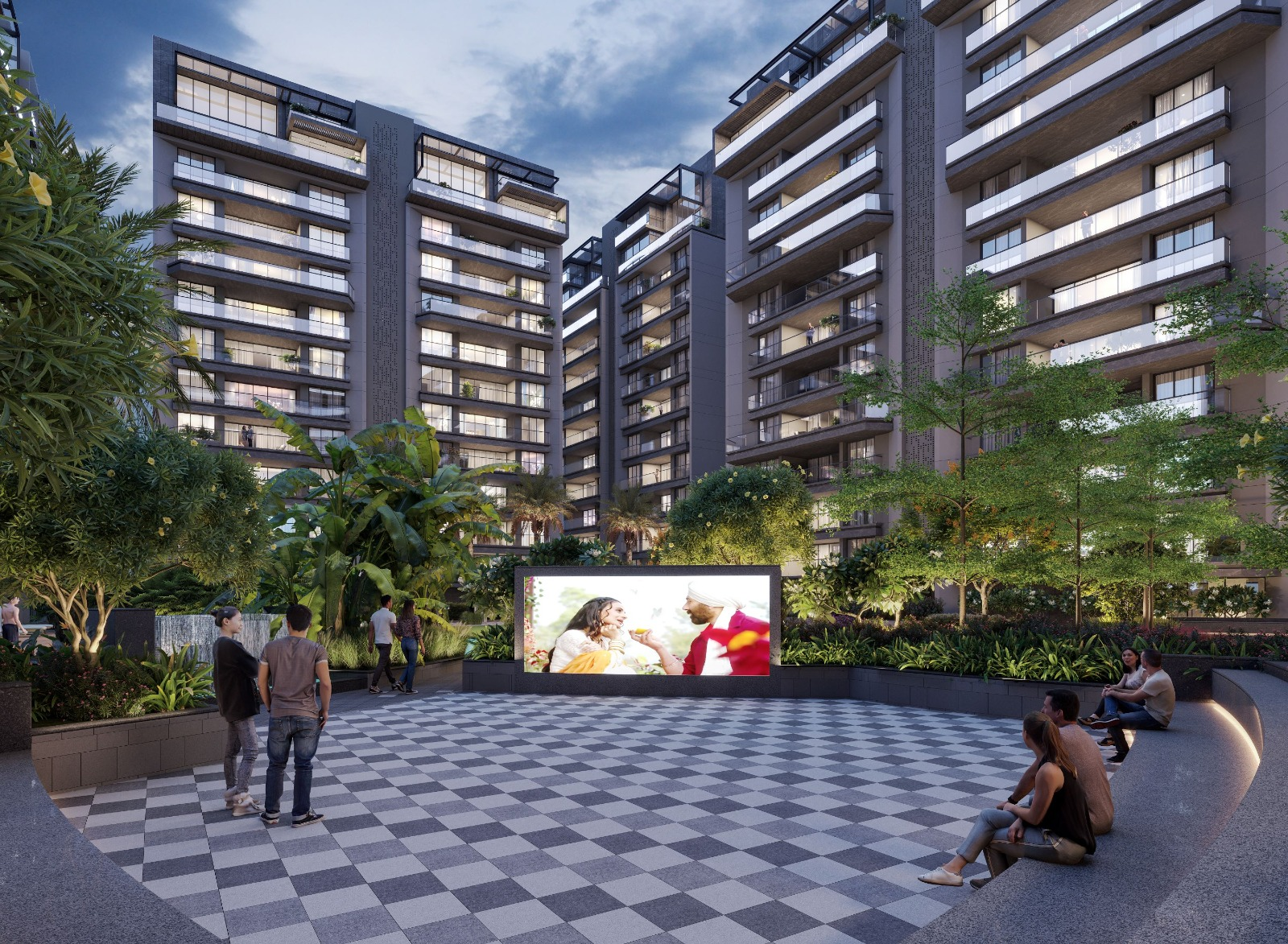 Avadh Elrica luxury apartments Vesu Surat