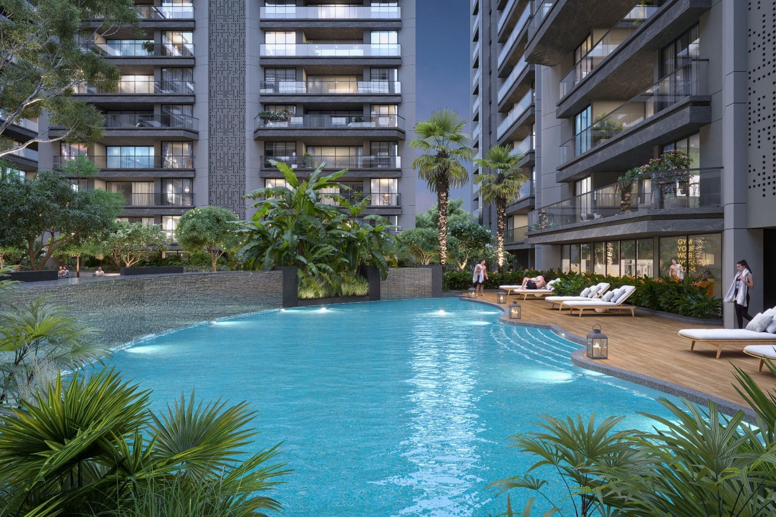 Avadh Elrica luxury apartments Vesu Surat