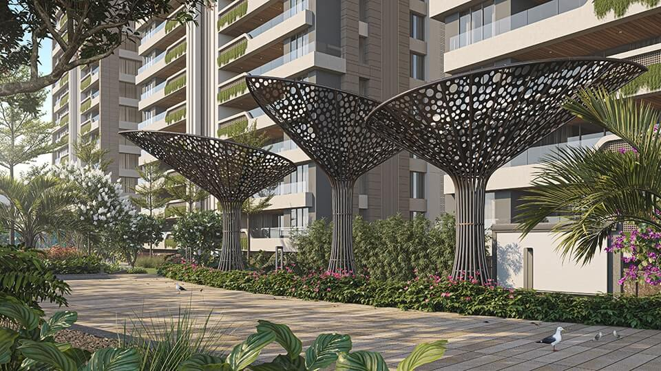 Roongta Estella Vesu Surat luxury apartments