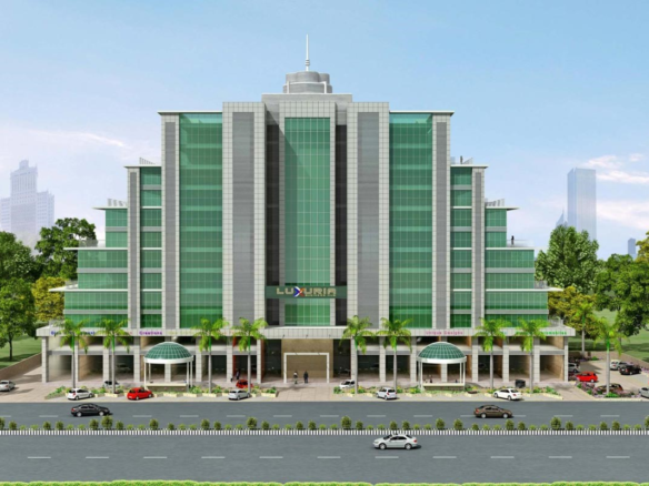 Luxuria Business Hub Surat commercial project Luxuria Business Hub offices Dumas Road