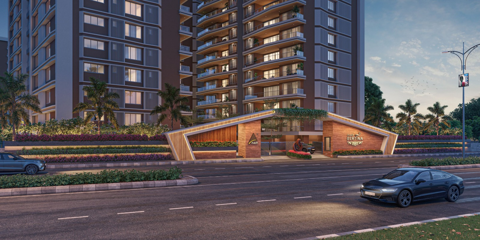 Avadh Bertina 4 BHK flats Vesu Surat