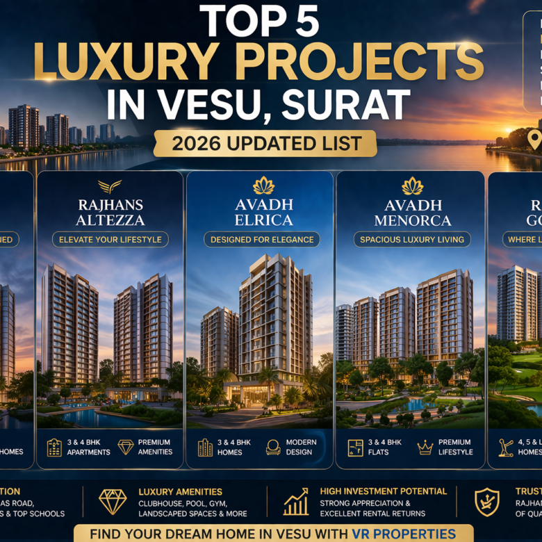 Top 5 Luxury Projects in Vesu Surat (2026 Updated List)