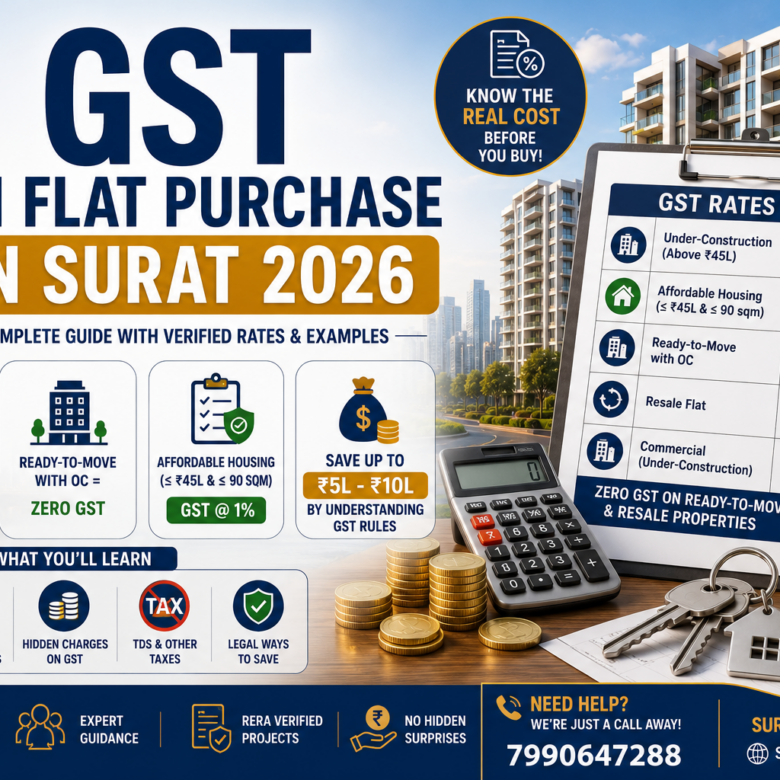 GST on Flat Purchase in Surat 2026: Complete Guide