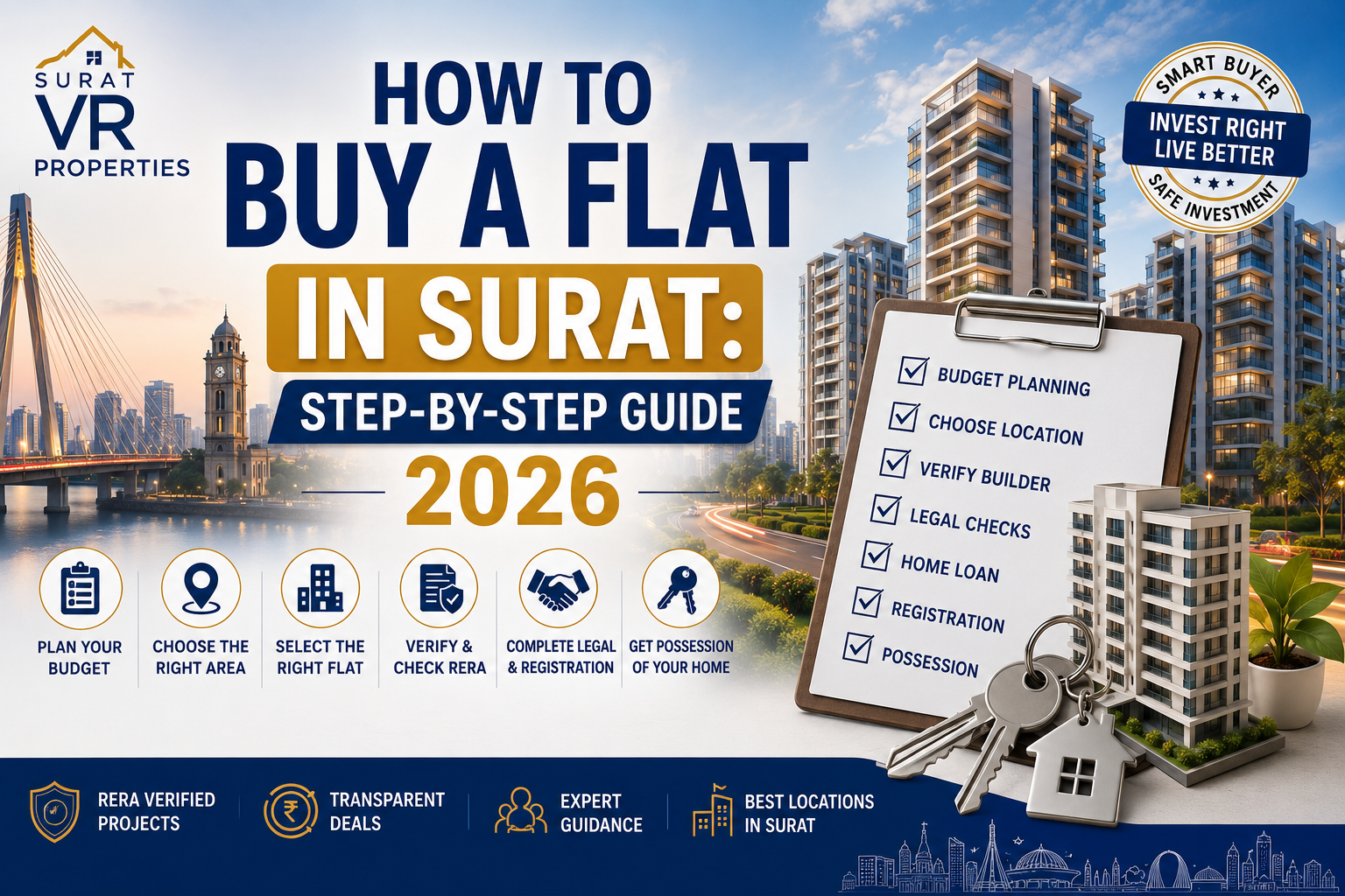 How to Buy a Flat in Surat Step-by-Step Guide 2026