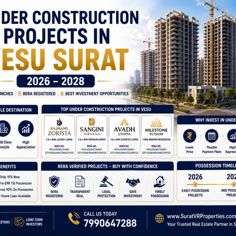 Under Construction Projects in Vesu Surat 2026–2028