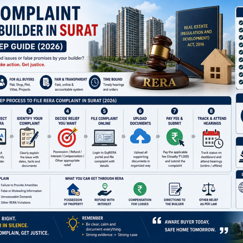 RERA Complaint Against Builder in Surat | Step-by-Step Guide (2026)