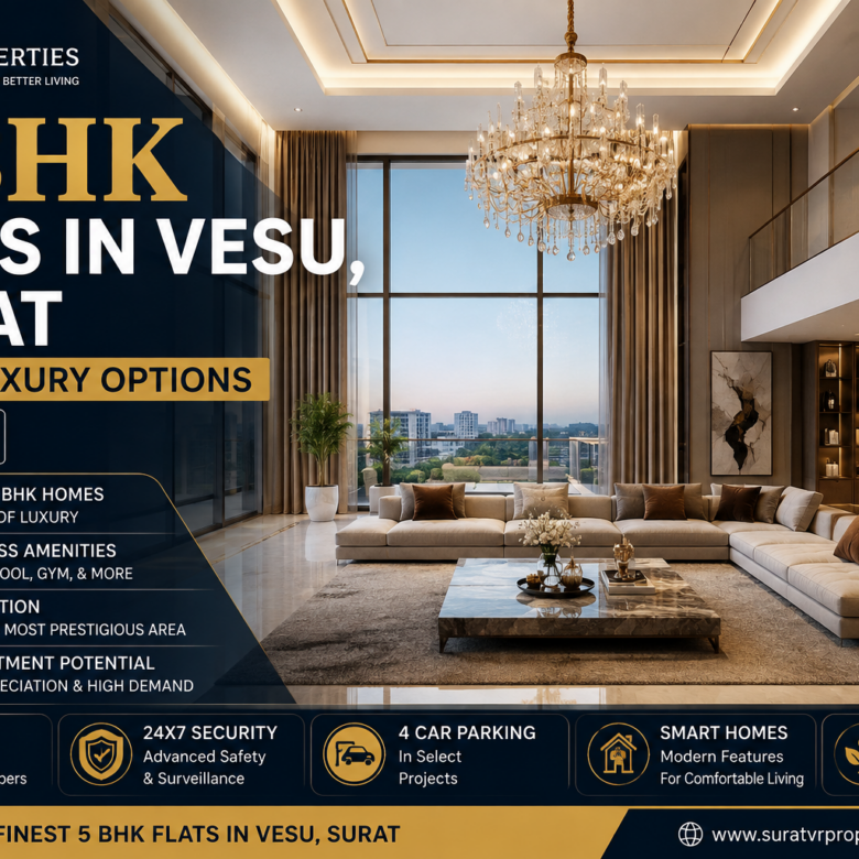 5 BHK Flats in Vesu, Surat: Ultra Luxury Options (2026)