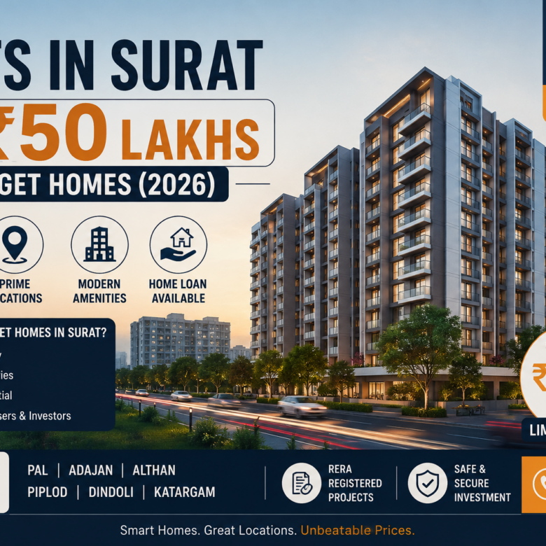 Flats in Surat Under ₹50 Lakhs | Budget Homes (2026)