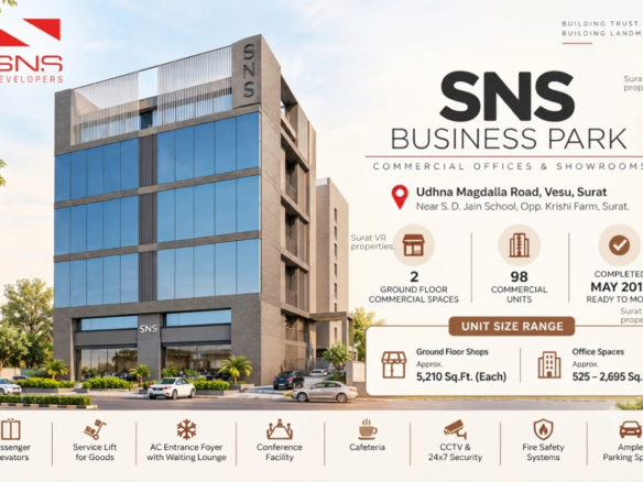SNS Business Park Vesu Surat