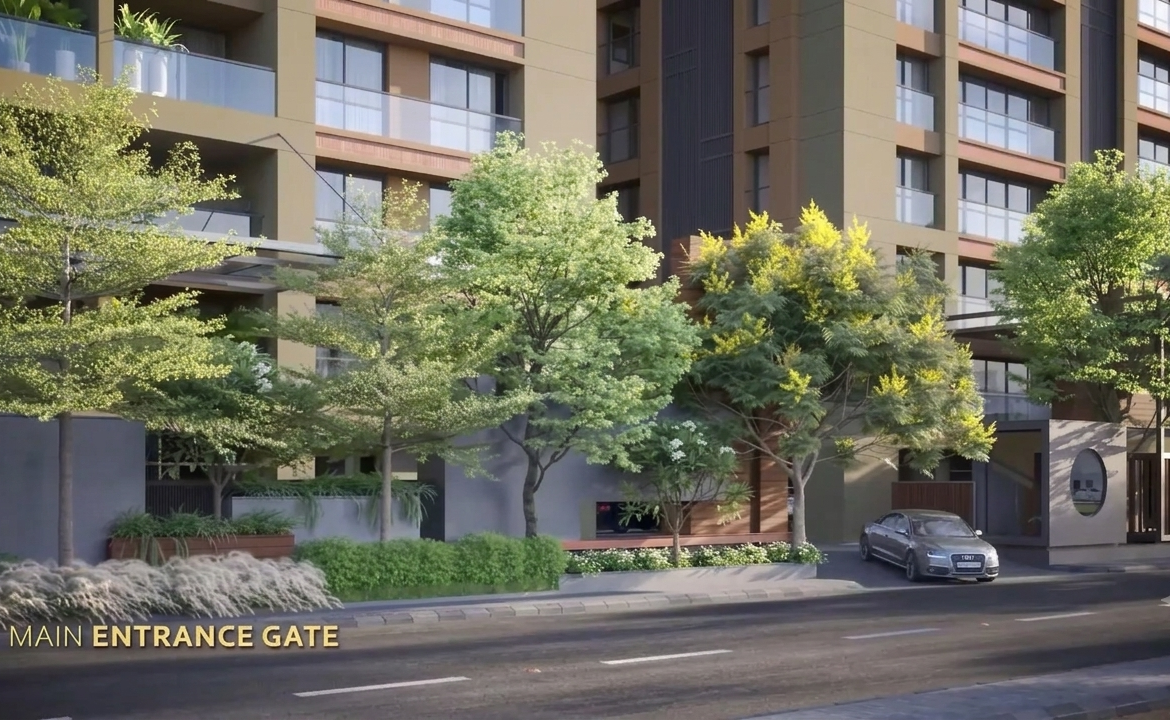 3 BHK flat for sale at Habitat Dumas, Surat