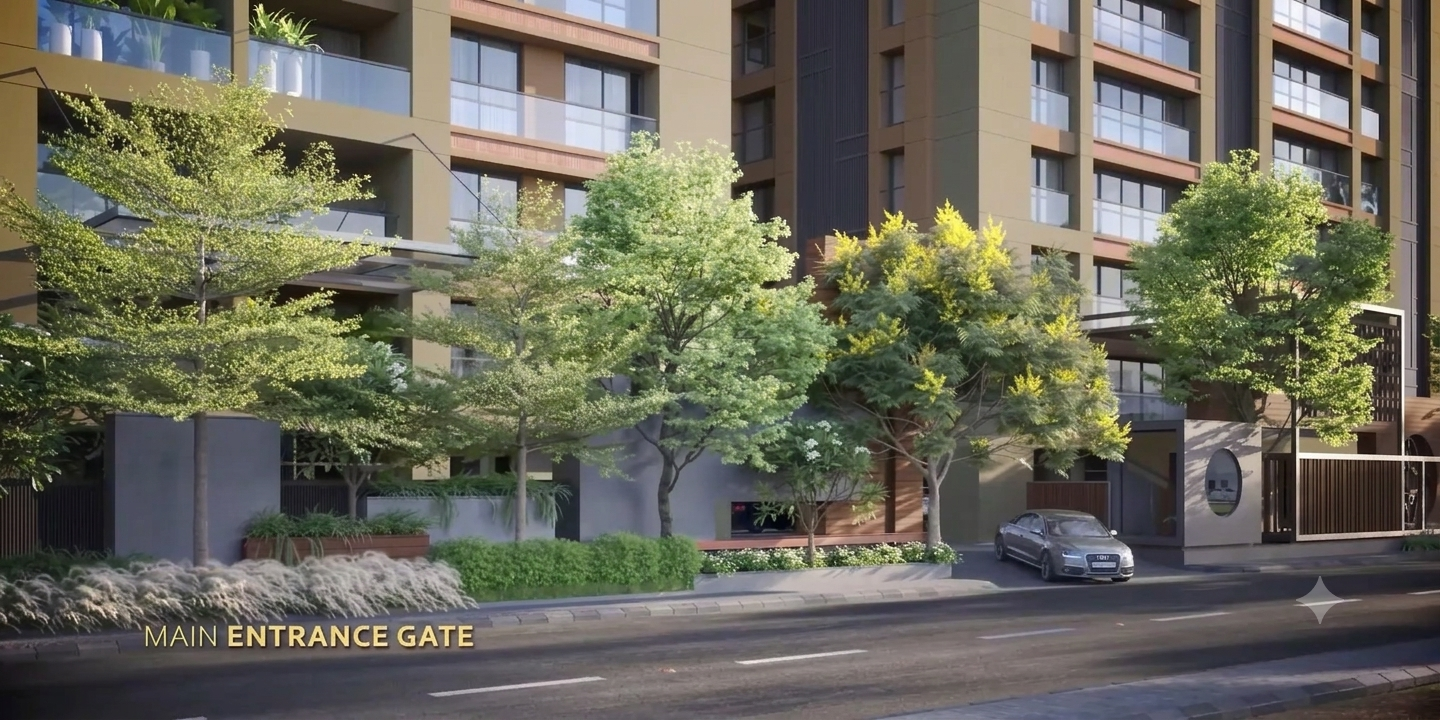 3 BHK flat for sale at Habitat Dumas, Surat