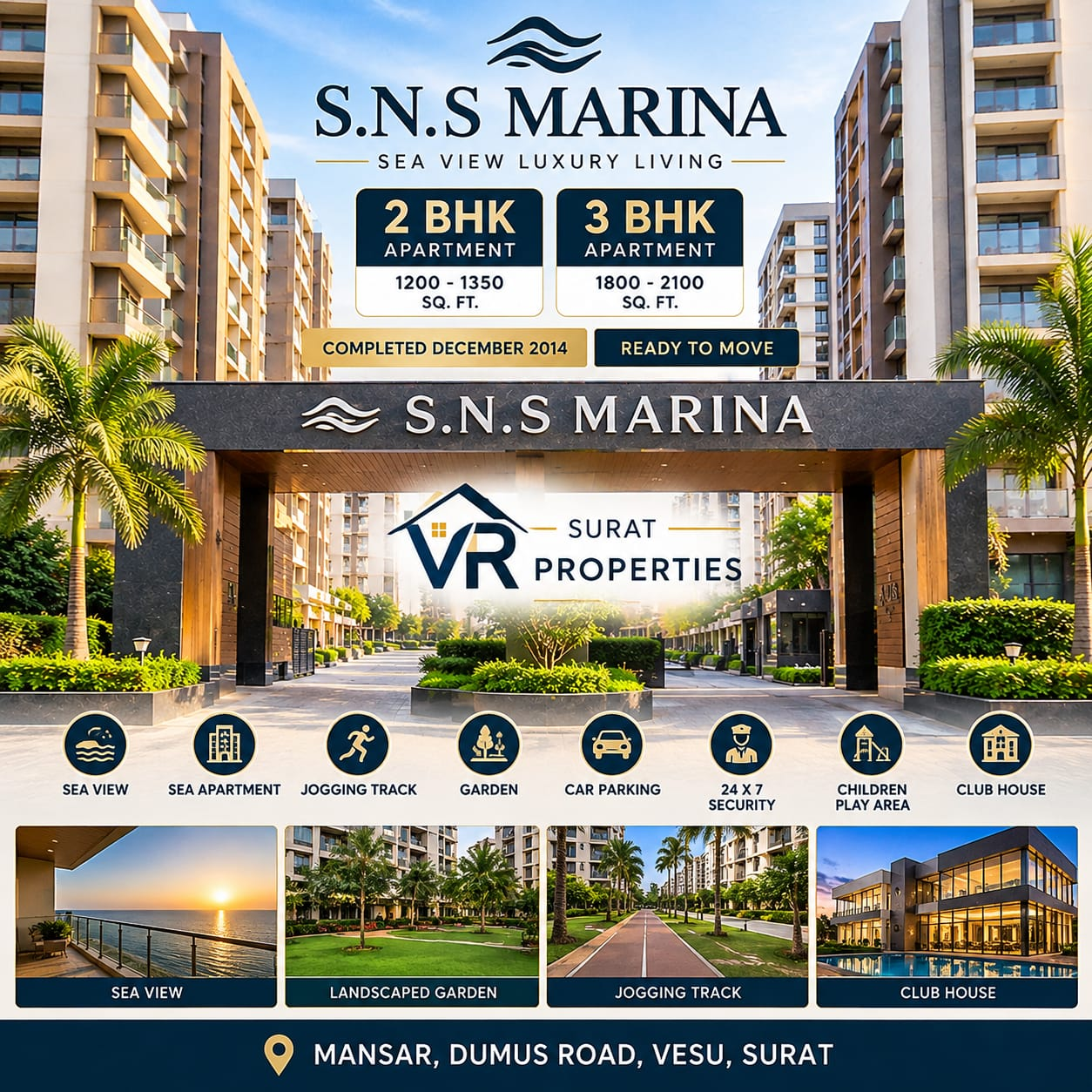 SNS Marina2&3 bhk