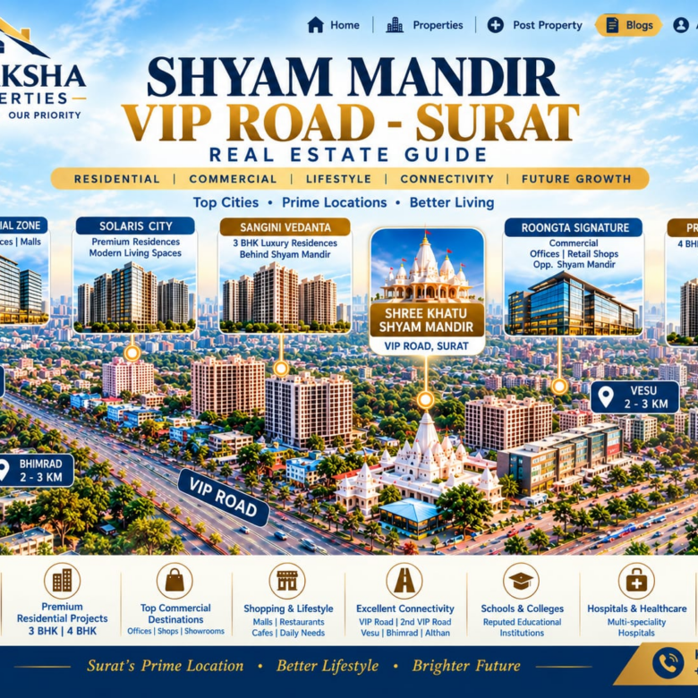 Shyam Mandir VIP Road Surat Real Estate Guide 2026